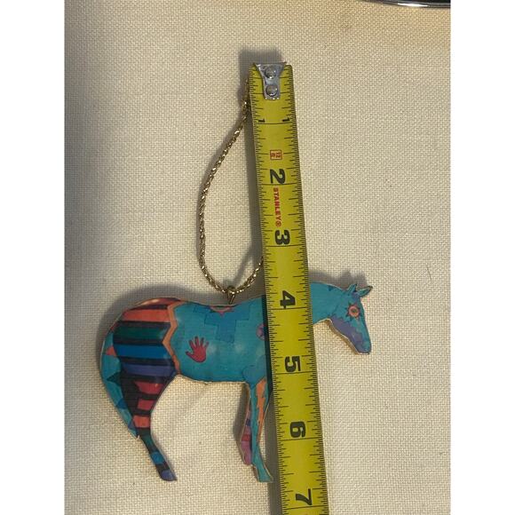 Set of 4 Vintage Ornaments, Horse, Santa, Mickey Mouse SnowFlake, and PuebloKimo - Picture 2 of 6